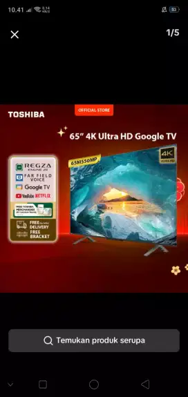 Tv Toshiba 65M550MP