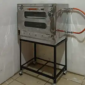 Star Oven Gas Bahan stainless ukuran 60x40,Paket komplit