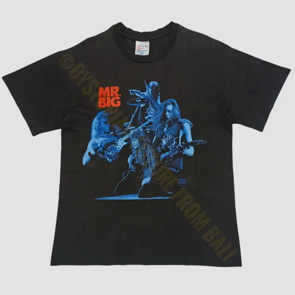 Vintage 1993 T-shirt Band Mr. Big - Bump Ahead 1993 Tour