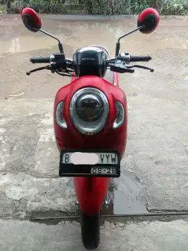 (DP 800)‼️ Plat B TangKot Scoopy Stylish Keyless Merah 2023