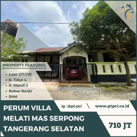 DIJUAL RUMAH DI 	VILLA MELATI MAS TANGERANG SELATAN - VIA CESSIE
