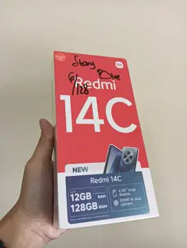 NEW REDMI 14C 6/128 SEGEL GARANSI RESMI