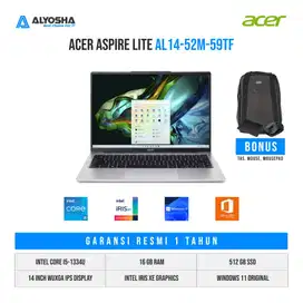 Laptop Murah Acer Aspire Lite AL14-52M-59TF/ Core i5-1334U/16GB/512