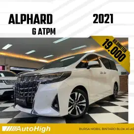 DP10% [Km19.000] Alphard G ATPM 2021 White Regis 2022 #AUTOHIGH