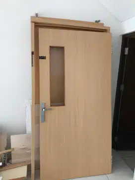 Pintu kayu LENGKAP