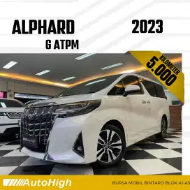 DP10% [Km5.000] Alphard G ATPM 2023 White Register 2022 #AUTOHIGH