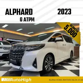 DP10% [Km5.000] Alphard G ATPM 2023 White Register 2020 #AUTOHIGH
