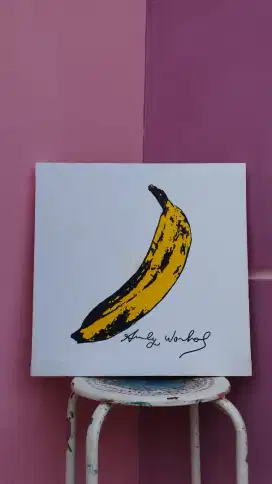 Lukisan Repro Banana Andy Warhol