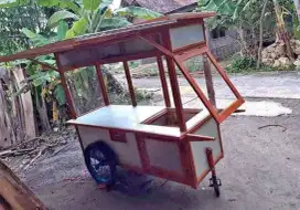 Gerobak pergorengan / roti bakar x martabak / nasi goreng
