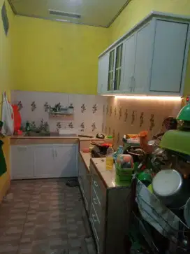 Kitchen Set Alumunium dapur rak minimalis pintu acp bersih anti rayap