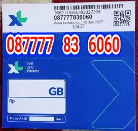 Nomor cantik kartu perdana XL 6060