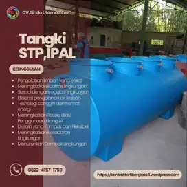 Bergaransi ! Kotraktor Tangki Fiberglass di Madiun Jatim