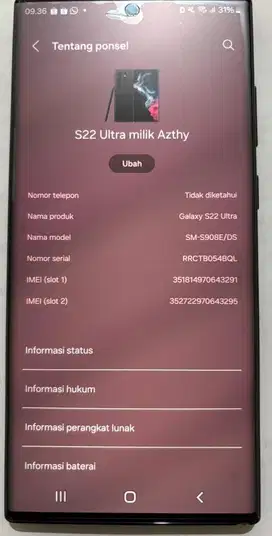 SAMSUNG GALAXY S22 ULTRA