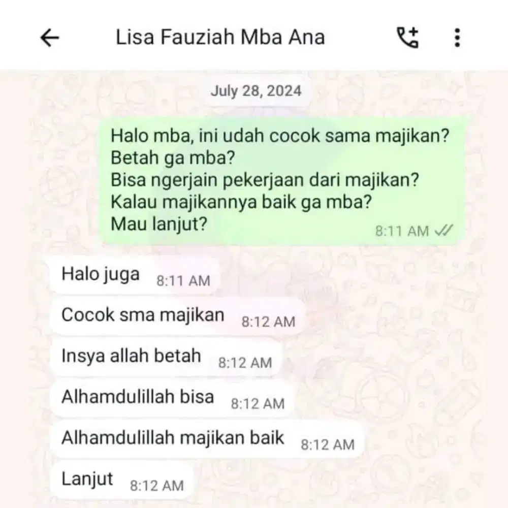 beby Sitter lansia serabutan