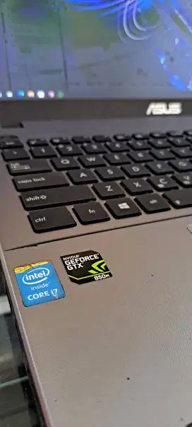 Laptop gaming ASUS core i7 dual VGA Nvidia GTX 850m 4gb jual Murah Ban
