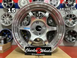 VELG ADVAN RG-D2 RING 15 HYPER SILVER