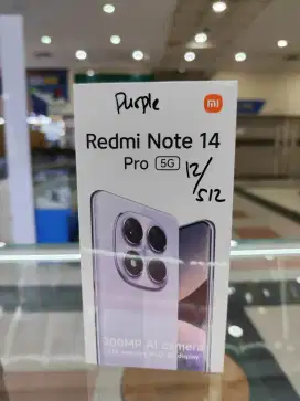 Redmi note 14 pro 5G 12/512 (Unit Baru)