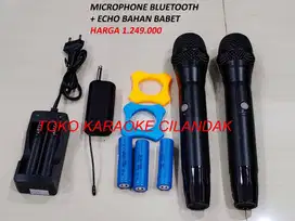 mic wireless bluethot suara jernih