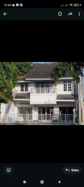 Dijual rumah pinggir jalan sangat strategis cocok untuk kantor/usaha