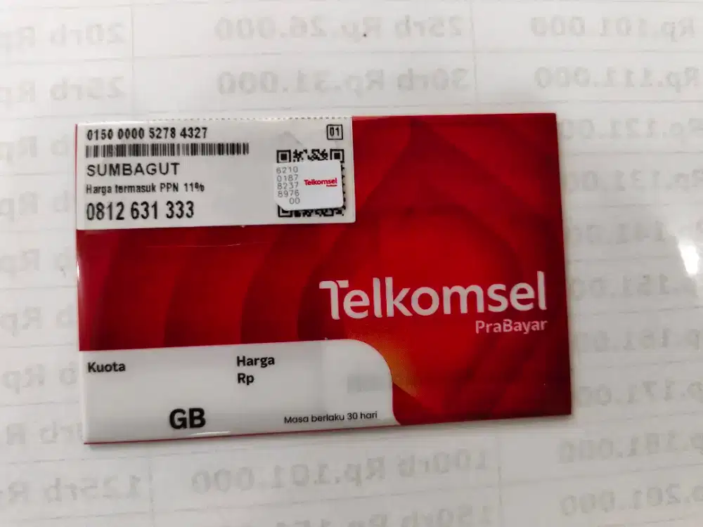 Perdana telkomsel 10 digit