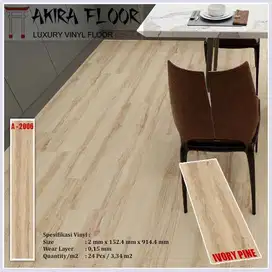 Akira lantai vinyl 2mm motif kayu 15cm x 91cm /Box