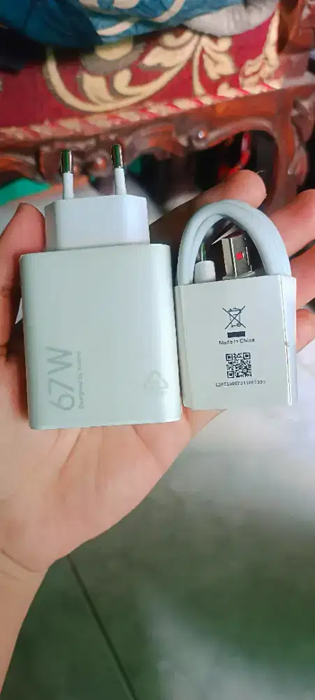 Charger original cabutan bawaan ex Xiaomi 13T tipe C 67 watt