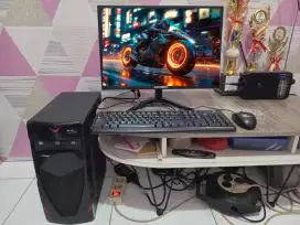 PC GAMING DESIGN I7 + LCD 16 + RAM 8 GB + HD 500 GB + GAMES FILM APP