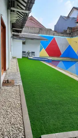 Karpet rumput sintetis