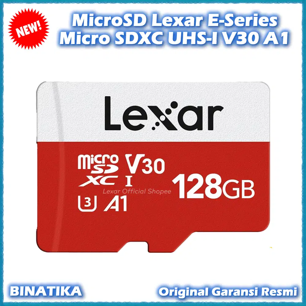 Original Kartu Memori Lexar MicroSD 128GB dan 256GB + Adapter