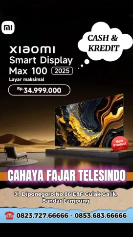 TV XIAOMI SMART DISPLAY MAX 100 LAYAR MAXIMAL