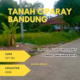 Tanah Siap Bangun Harga Mulai 200 Jutaan Areal Ciparay