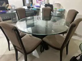 Meja makan jati jumbo