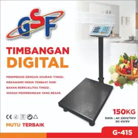 Timbangan gsf G-415 max 150 kg / Timbangan digital murah