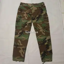 Trouser Woodland Issue Us Army Celana Cargo Original Second M