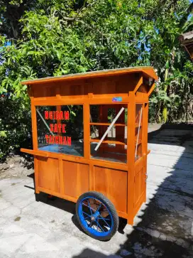 Gerobak Angkringan Bakso Mie Ayam PeceL Bubur Sate Martabak Ronde dlL