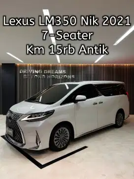 Lexus LM 350 LM350 AT 2022 Putih 7-Seater B251MIB Nik 2021