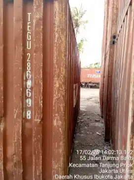 Container 20 Feet GP (General Purpose)
Kondisi 60-70%