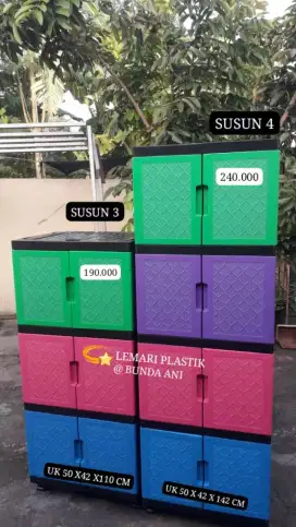 LEMARI PLASTIK COCOK BUAT ANAK KOST AWET ANTI AIR N RAYAP