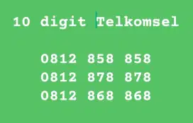Nomor Cantik 10Digit Telkomsel