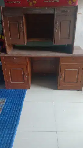 Meja kerja jati masih bagus
