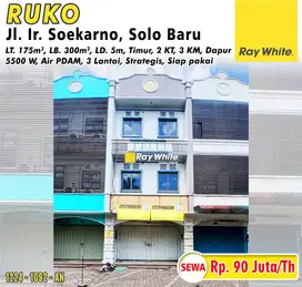 Disewakan Ruko di Jl. Ir. Soekarno Solo Baru