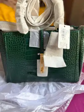 TAS WANITA GUESS ORIGINAL HIJAU EMERALD CROCO