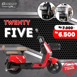 Jual Sepeda Listrik Ion Twenty Five Garansi Aki 1Tahun