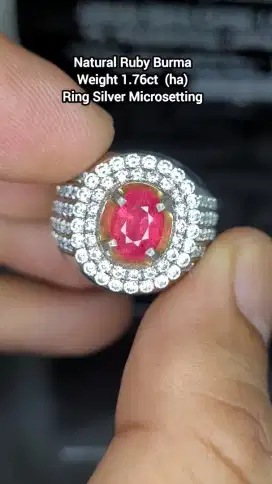 Cincin Permata Ruby Burma