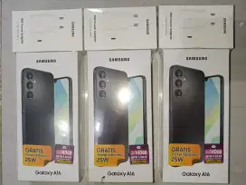 Samsung Galaxy A16 4G LTE 8/256 Black New Garansi Resmi Free Adaptor