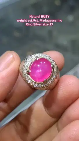 Cincin Permata Ruby