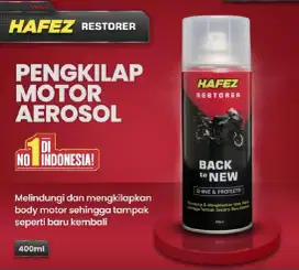 Hafez restorer pengkilap dan penghitam body motor