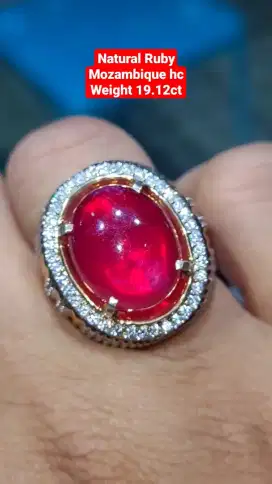 Cincin Permata Ruby