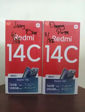 REDMI 14C 8/256 BARU GARANSI RESMI SEGEL