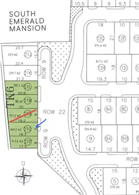 Dijual Tanah Kavling Siap Dibangun Citraland South Emerald Mansion